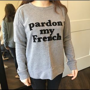 Small cozy gray sweatshirt